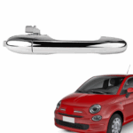 Maniglia Esterna Anteriore Destra Per 500 da 2007 Cromata Senza Foro