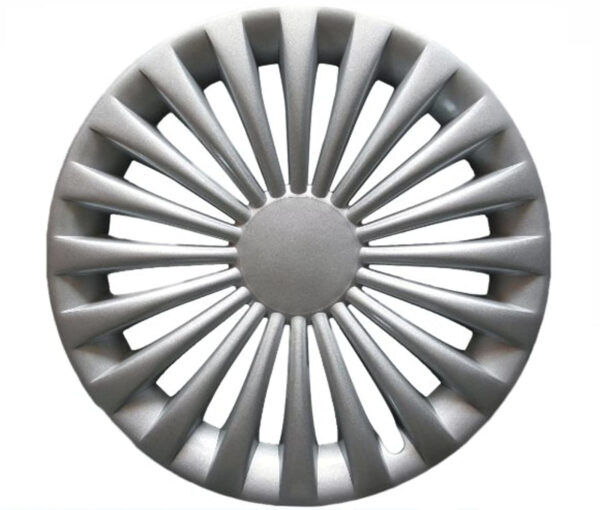 FARAD Set di 4 Copricerchi 14” Universali Coppe Copri Ruote Silver mod. 235