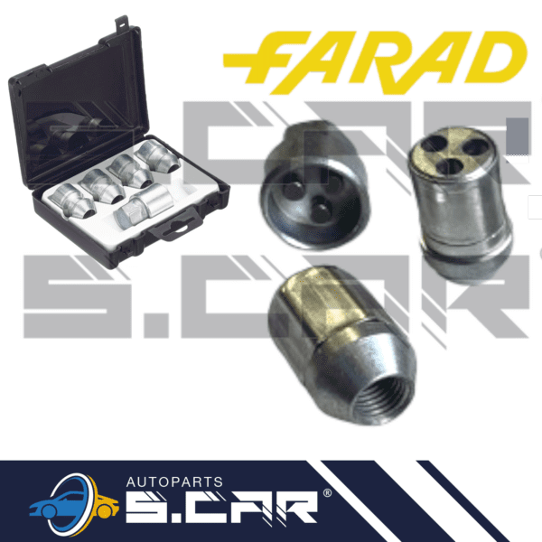 FARAD kit Dadi Antifurto Per Citroen C4 Aircross Con Cerchi In Lega StilBull 382