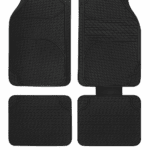 Set 4 Tappetini Auto Universali in Gomma Antiscivolo Facile da Pulire Di Qualità