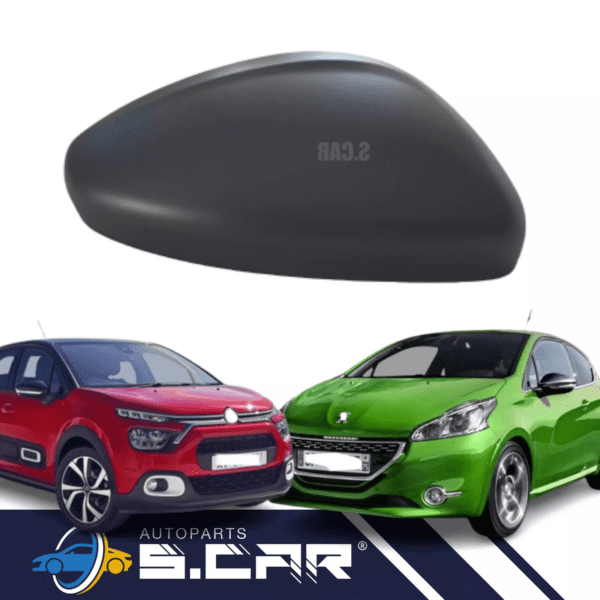 Calotta Di Copertura Specchio Retrovisore Per 208 C3 Sinistro Sx Primer