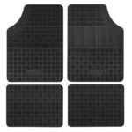 Set 4 Tappeti Universali Auto In Gomma Tappetini Sagomabili Antiscivolo 4 Pezzi