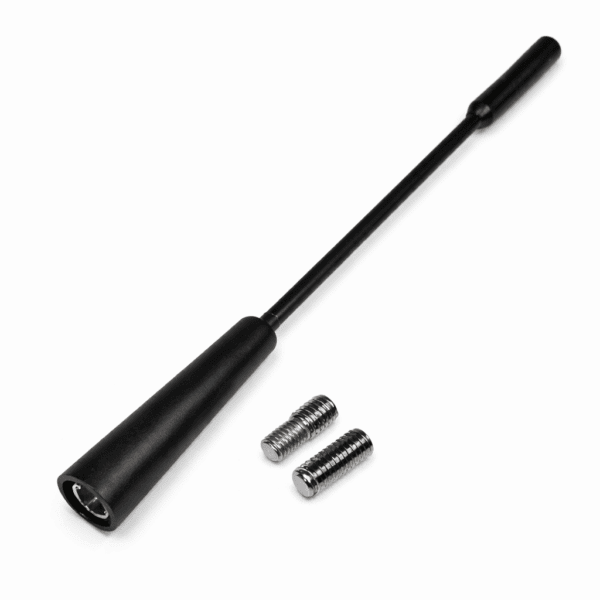 Stelo Antenna Da Tetto Per Auto Universale 14cm Tuning AF Fm Nero