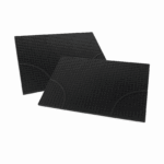 Set 2 Tappetini Per Auto In PVC Universali Zerbini Antiscivolo Salva Tappeti