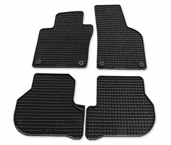Set 4 Tappetini In Gomma Su Misura Tappeti Per Golf VI 6 Antiscivolo Con Clip