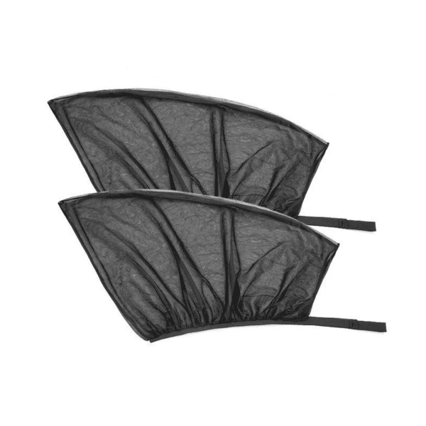 2 Tendine Parasole A Calza Per Portiera Auto Universali Vetro Finestrino 104×50