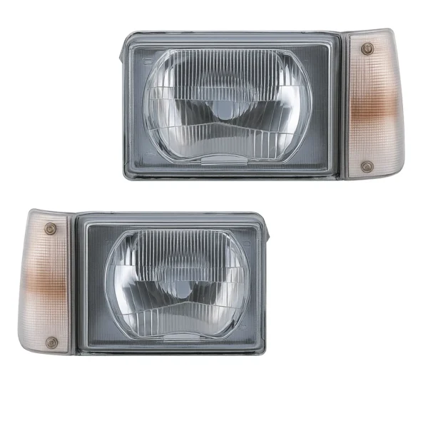 Coppia Fari Anteriori Bianco Per Fiat Panda 141 Destra Sinistro Faro Fanalini