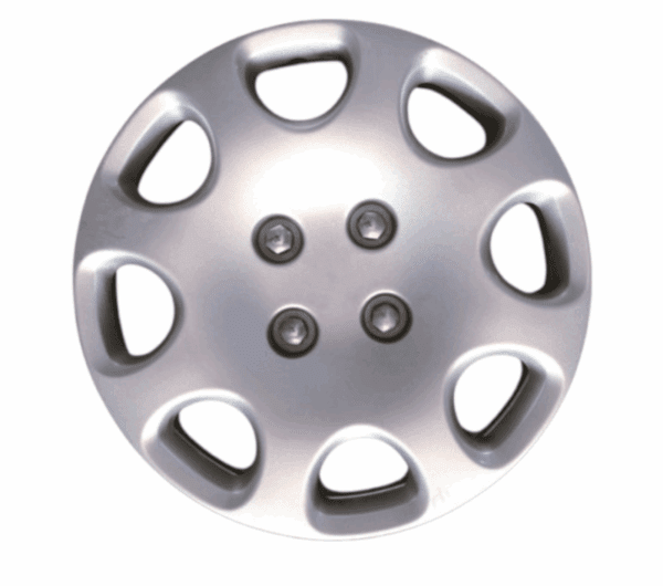 Kit 4 Copricerchi 15 Pollici Per Partner Coppe Ruota Grigi