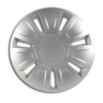 Set 4 Copricerchi 13'' Pollici Universali Coppe Copri Ruota Mod. Focus Grigi