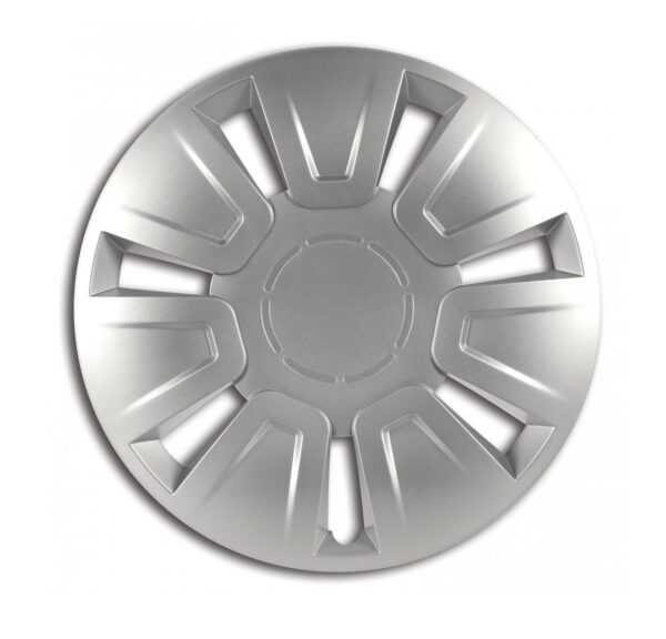 Set 4 Copricerchi 13” Pollici Universali Coppe Copri Ruota Mod. Focus Grigi