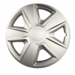Set 4 Copricerchi Universali 13'' In Abs Coppe Ruota Copriruota Esprit Grigi