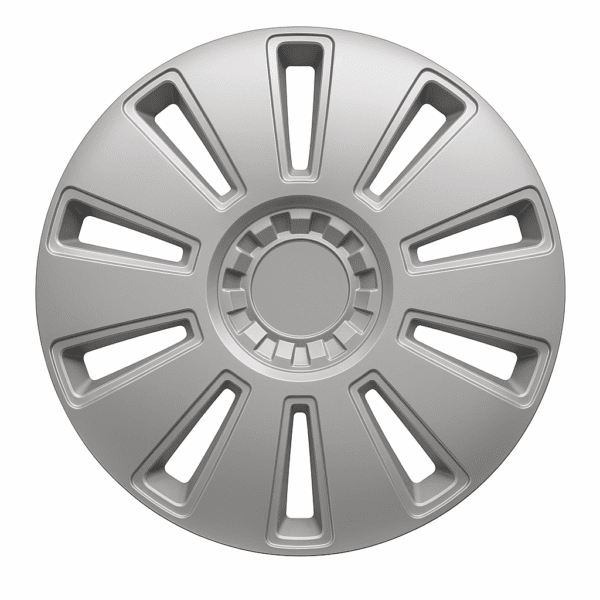 Copricerchi 14” Pollici Universali Coppe Copri Ruota Grigi GRID