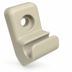 Supporto Pantina Per Fiat Grande Punto Gancio Fissaggio Aletta Parasole Beige