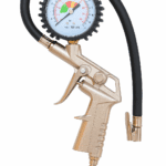 Pistola per Gonfiaggio Gomme con Manometro Professionale Auto Moto 12 Bar