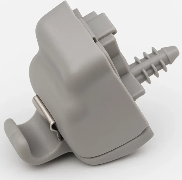 Gancio Aletta Parasole Per Fiat Tipo da 2015 Supporto Fissaggio Grigio