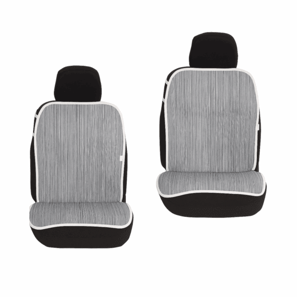 Coppia Schienali Universali Auto In Cotone Traspirante Coprisedili Antimacchia