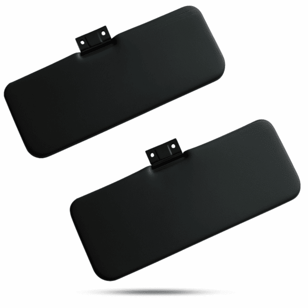 Coppia Pantine Parasole per Fiat Panda 141 Alette Destra Sinistra Dx Sx Nere