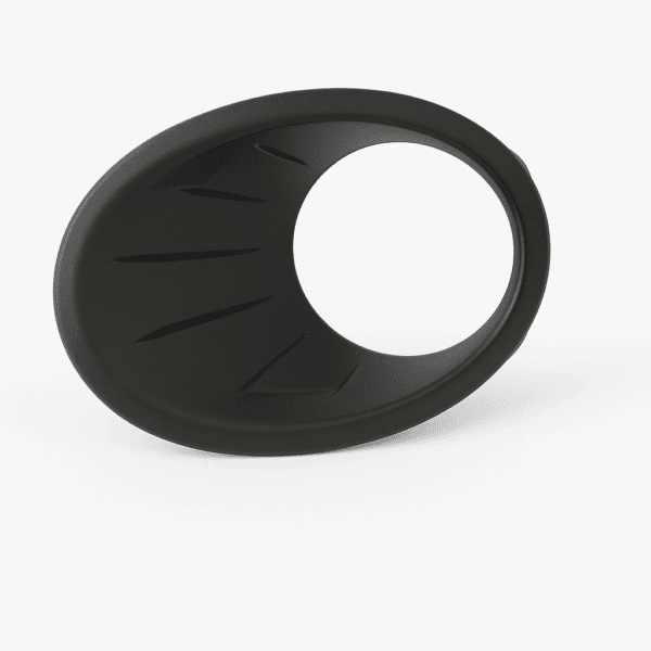 Griglia Cornice Fendinebbia Per Nissan Qashqai da 2010 Destro Dx Nero Plastica