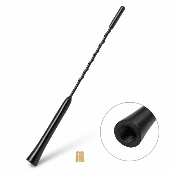 STELO ANTENNA TETTO AUTO UNIVERSALE NERO 30 cm TUNING AF FM