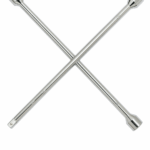 Chiave a Croce Per Ruote Svita Bulloni Dadi 17-19-21-1/2" Smonta Gomme Argentata