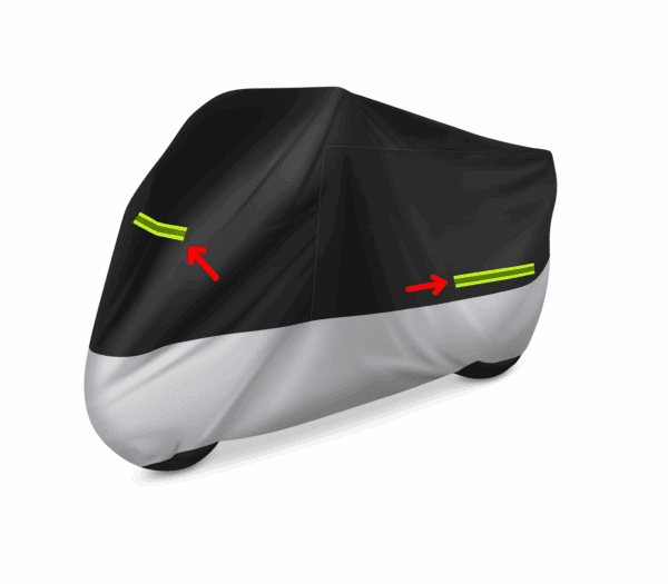 L Telo Coprimoto Felpato Catarifrangente Scooter Impermeabile Grandine Bicolor