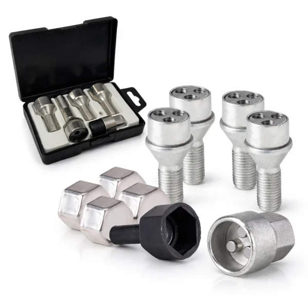 FARAD Kit Bulloni Antifurto Cerchi Ruote Per SMART FORTWO e FORFOUR Stilbull I3