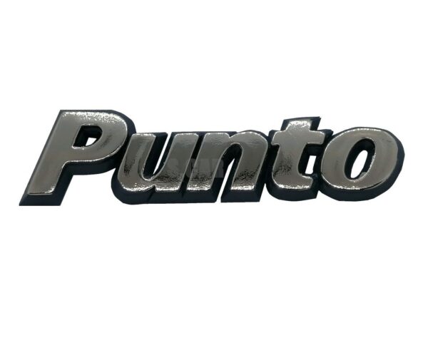 SIGLA FREGIO SCRITTA PER PUNTO POSTERIORE FINO A 99 NUOVO ADESIVO CON PERNI 320