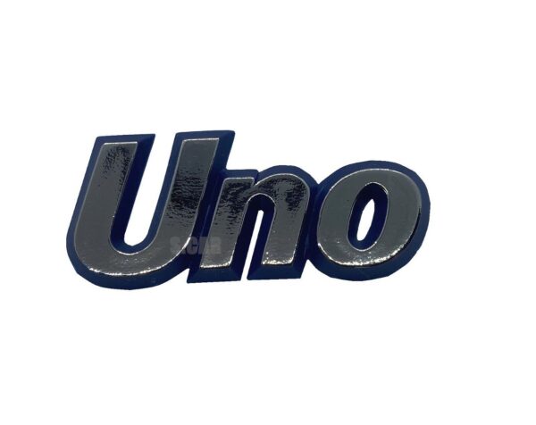 Sigla Scritta Per Uno Ad Incastro Posteriore Cromato