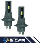 KIT 2 LAMPADE HEADLIGHT LED H7 12/24V 6000K AUTO MOTO SIRIUS luce bianca