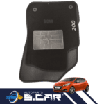 4 TAPPETI TAPPETINI MOQUETTE SU MISURA ANTISCIVOLO per PEUGEOT 208 I con FERMI