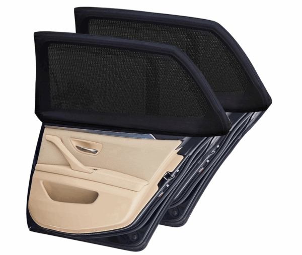 Coppia Tendine Parasole Per Portiera Per Auto Universali Vetro Finestrino 104×50