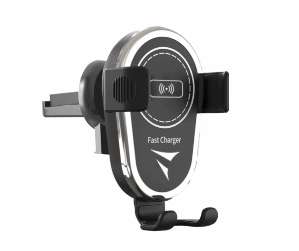 Supporto Porta Cellulare Ricarica Wireless Magnetico Bocchetta Aria Universale