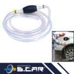 Pompa Aspira Liquidi a Sifone Travaso Tubo Gomma Per Olio Benzina Gasolio Diesel