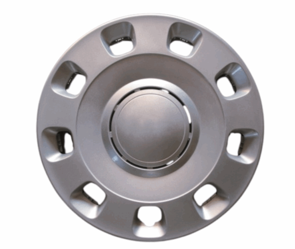 Set 4 Copricerchi 14 ” Pollici Per Fiat 500 Coppe Copri Ruota Grigi