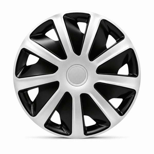 Set 4 Copricerchi 15" Universali Per Furgoni Bicolore Stratos Coppe Ruota
