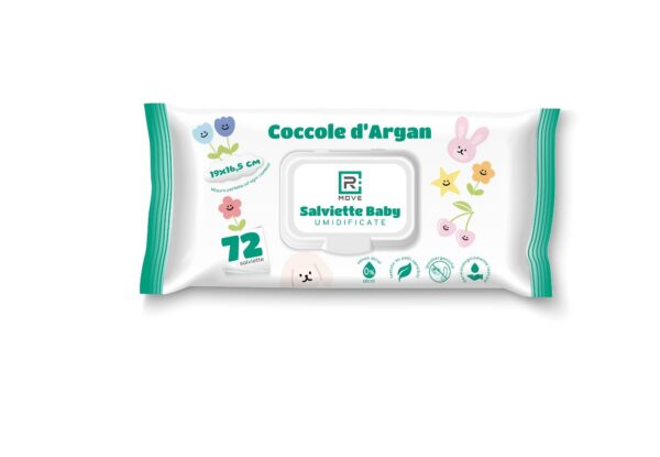 720 Salviette Baby Umidificate Idratanti Acqua Pura 10 Confezioni