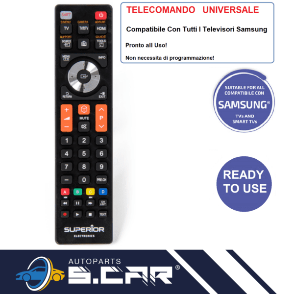 Telecomando Universale Per Televisore Compatibile Con Samsung Smart Tv Pronto
