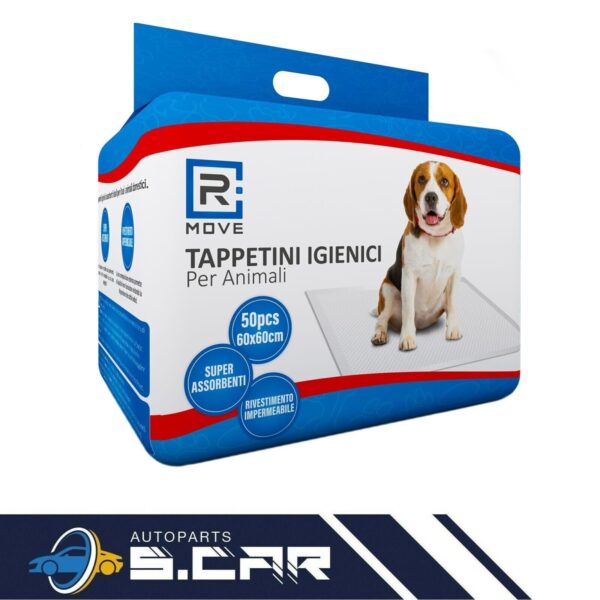 100 Tappetini Igienici Assorbenti Per Animali 60x60cm Traverse Traversine