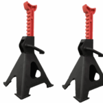 2 Crick Cric a Cavalletto Altezza Sollevamento Regolabile Sollevatore Max 2 Ton