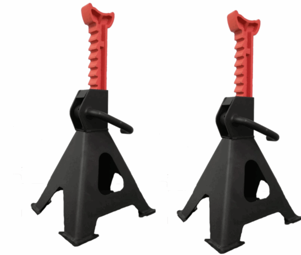 2 Crick Cric a Cavalletto Altezza Sollevamento Regolabile Sollevatore Max 2 Ton