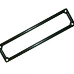 Cornice Targa Anteriore Per Fiat 500 F L R D Epoca In Plastica Nero