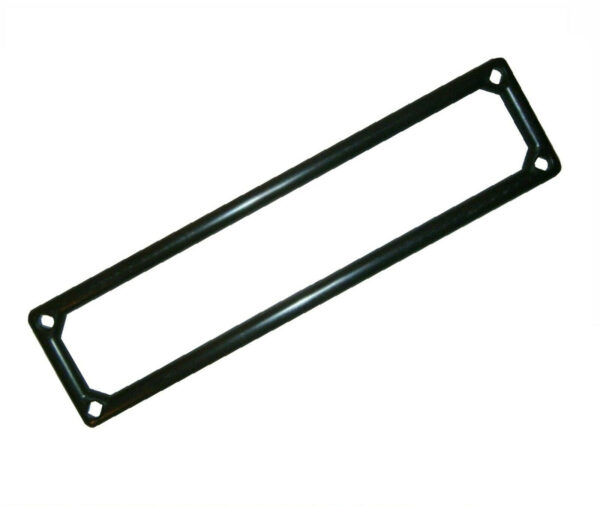 Cornice Targa Anteriore Per Fiat 500 F L R D Epoca In Plastica Nero