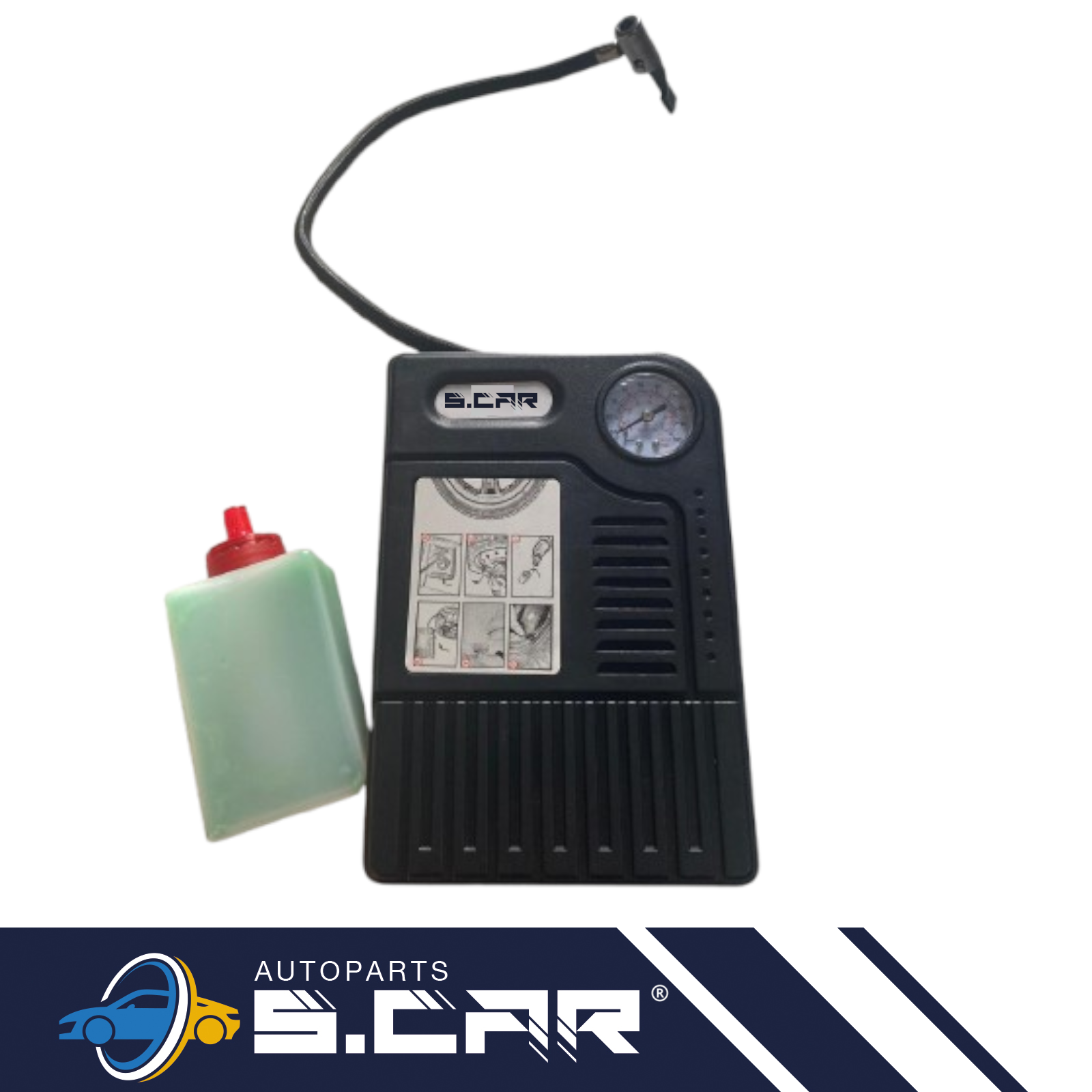 Kit Emergenza Auto Kit Gonfia E Ripara Gomme Per Land Rover Range Rover Evoque - Emergenza Stradale 280ml Liquido Ripara Gomme 280ml