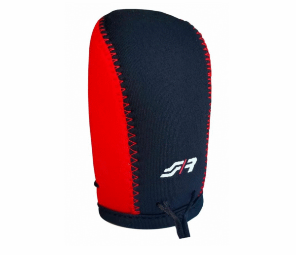 Simoni Racing Copripomello Universale Copri Pomello Rosso Nero Grip Antiscivolo